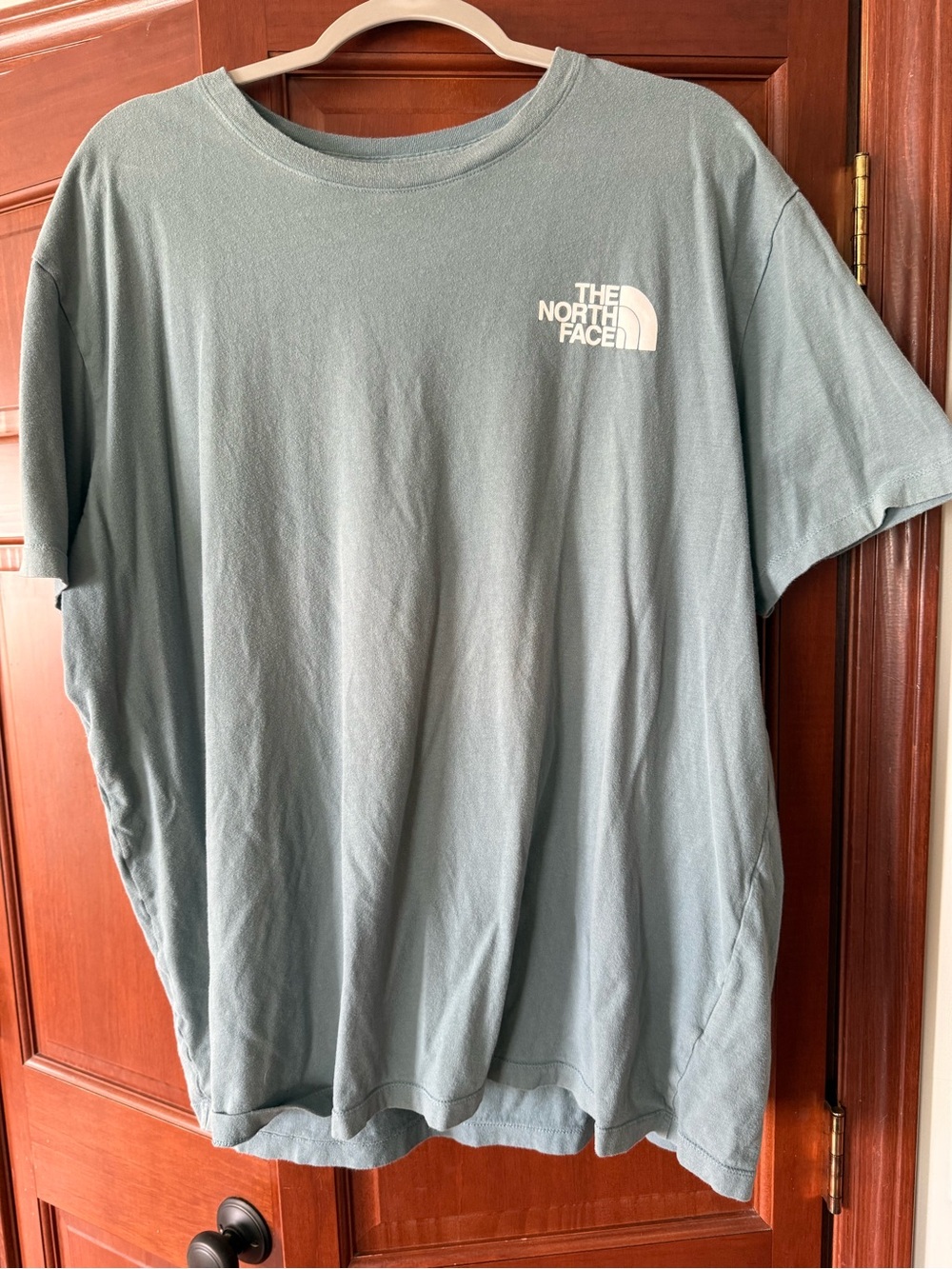 The North Face Men's Short Sleeve Tee in Slate Blue-Green